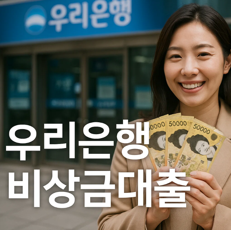 우리은행 비상금대출
