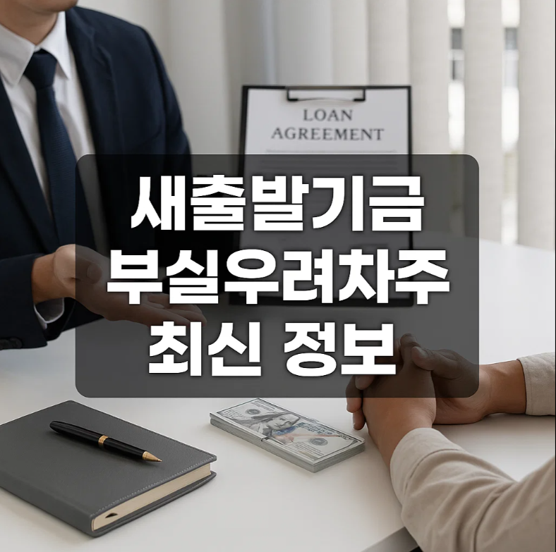 새출발기금 부실우려차주 조건 정리 및 후기 (최대 15억 채무조정 가능!)