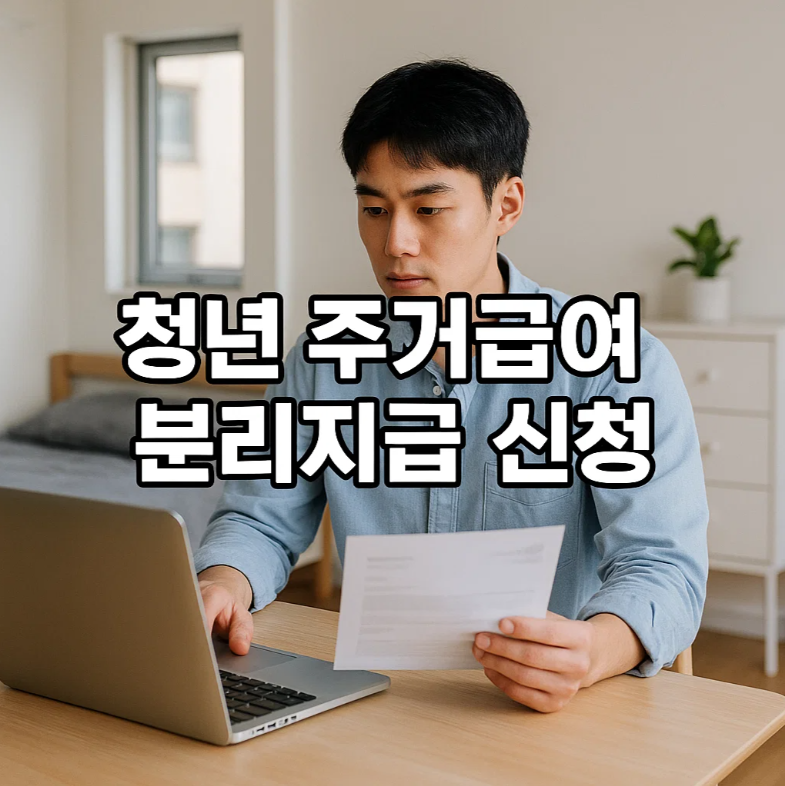 청년 주거급여 분리지급