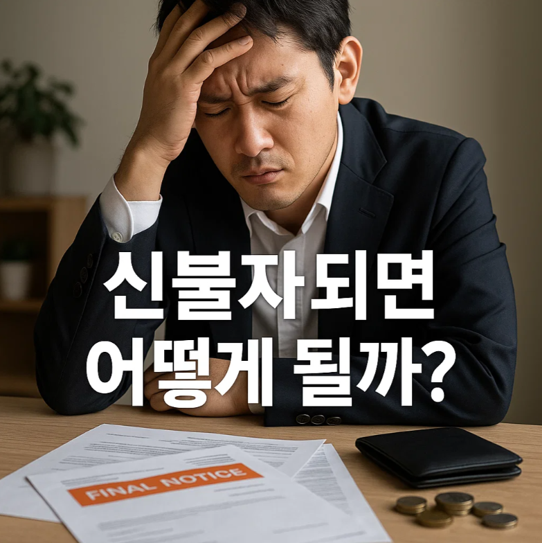 신용불량자 되면